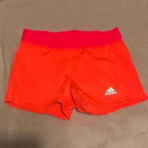 Small Bright Orange Adidas Spandex